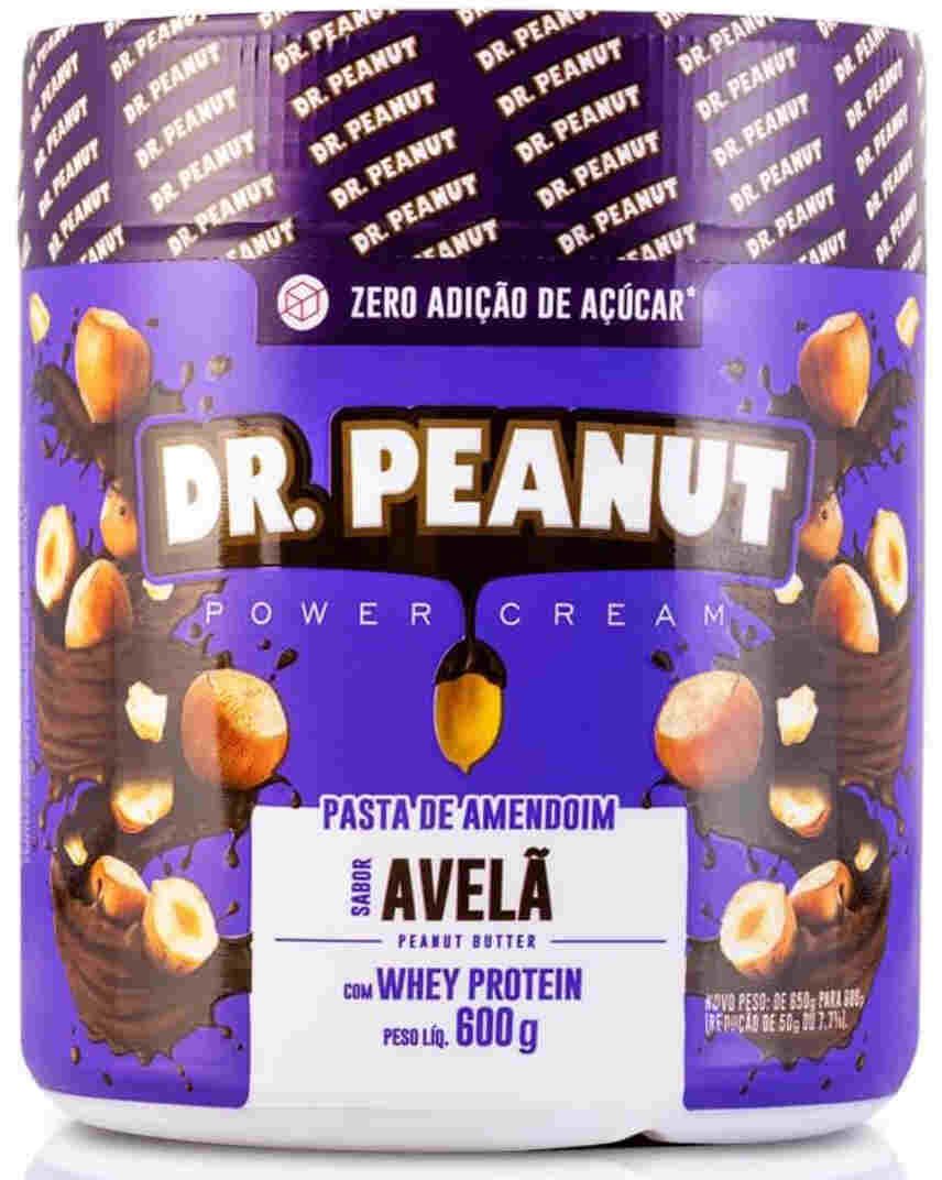 Dr Peanut, Pasta de Amendoim - Avelã com Whey Protein 600g